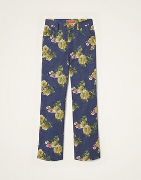 The Cropped Flare Jean La DoubleJ: Riptide Midnight Blue TRO0158COT063