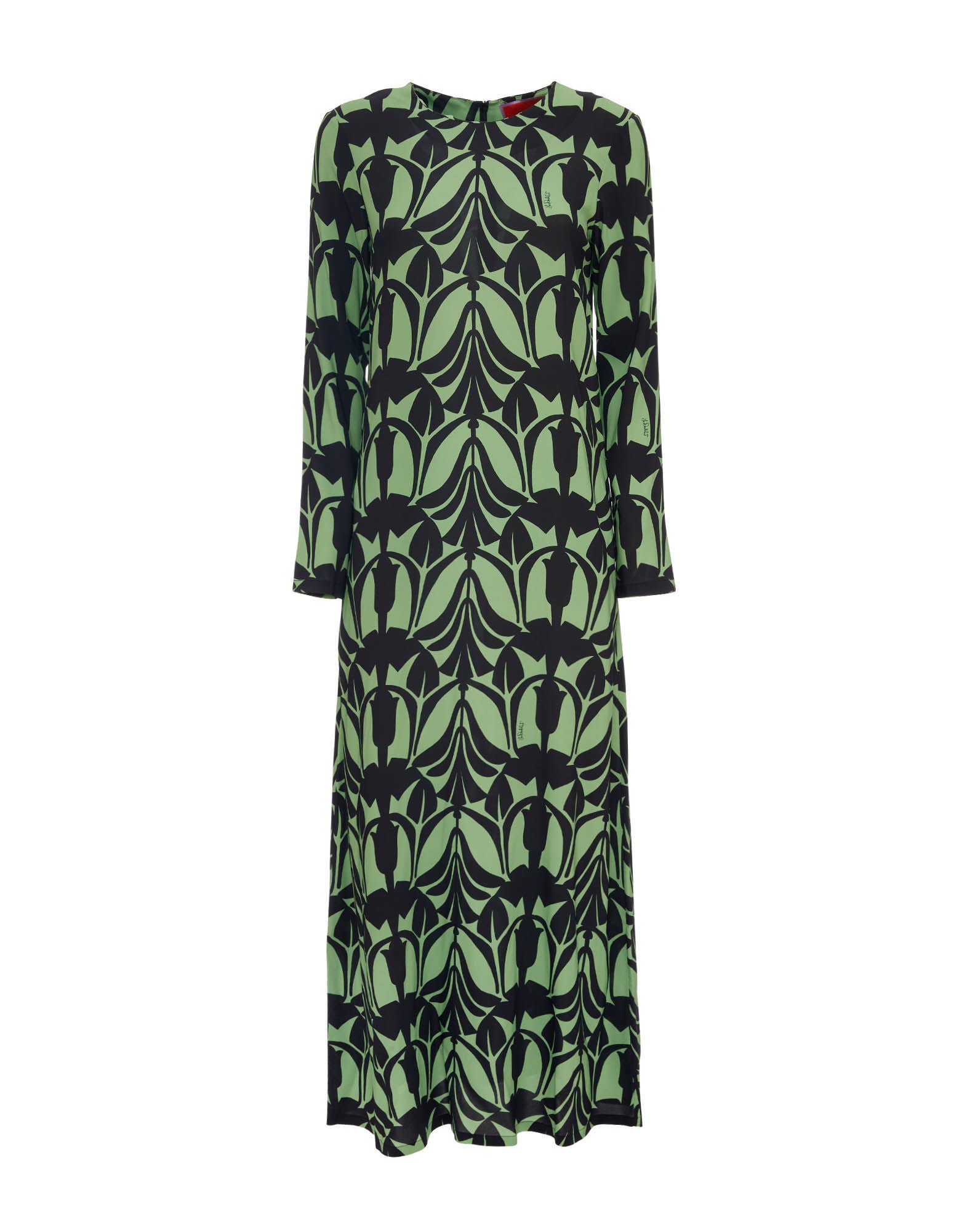 Long Sleeve Swing Dress La DoubleJ: Papyrus Green Long Sleeve Swing Dress La DoubleJ: Papyrus Green DRE0184VIS001