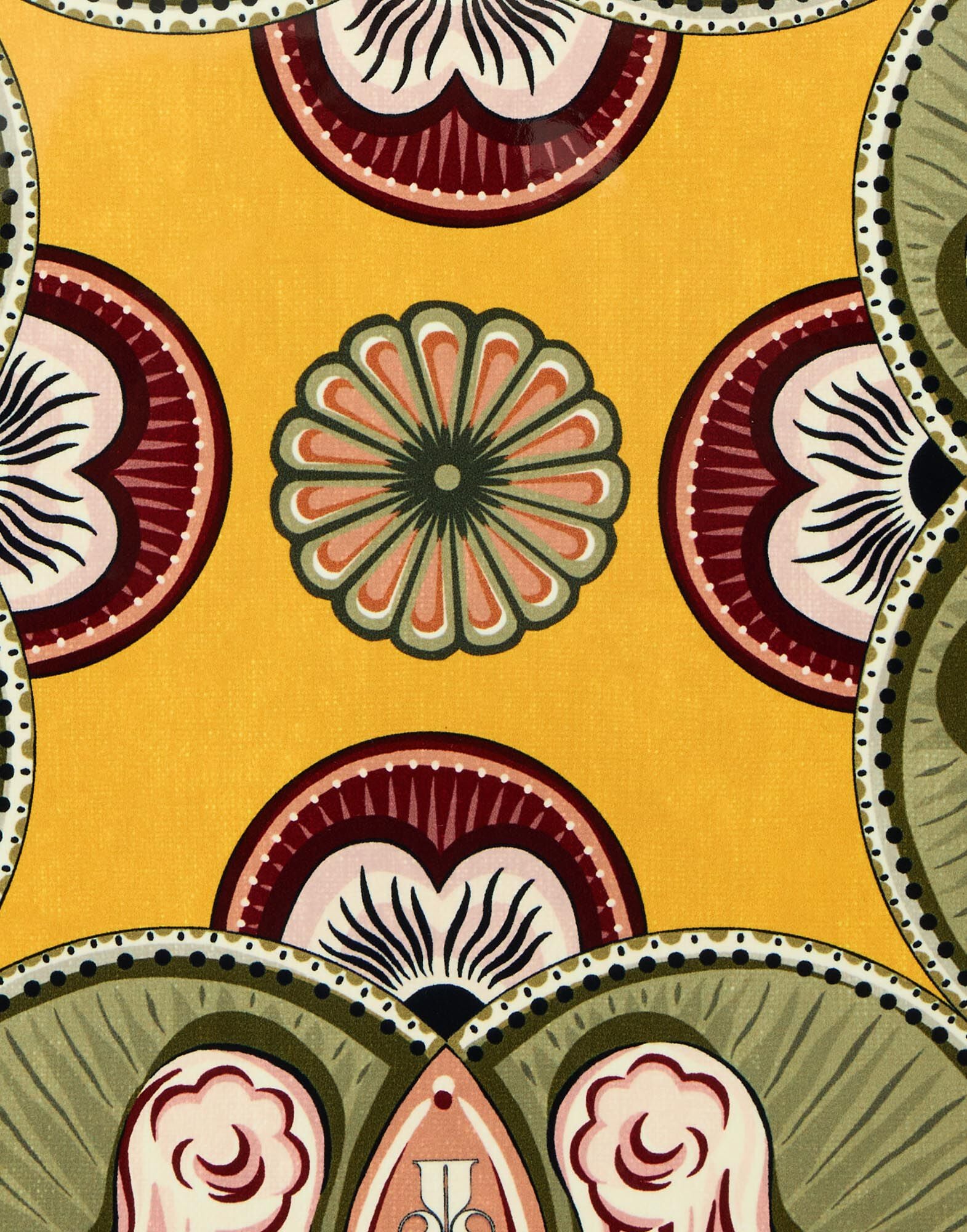 Disk Placemats Set Of 2 La DoubleJ: Nucleus Saffron Disk Placemats Set Of 2 La DoubleJ: Nucleus Saffron PMT0032CRK001