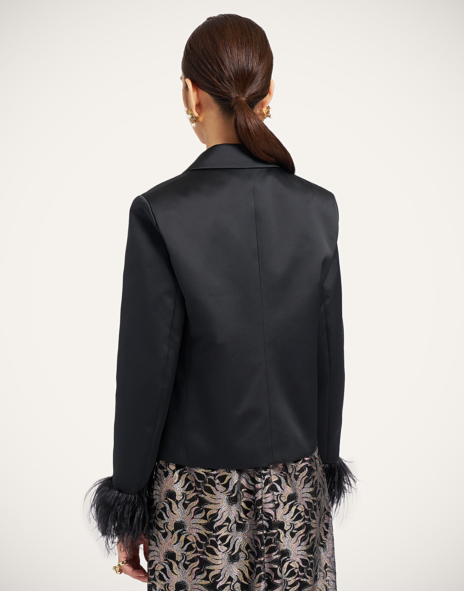 Luckycharm Jacket La DoubleJ: Solid Black JAC0208DUC002