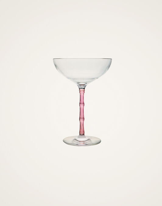 Bamboo Coupe Set Of 2 La DoubleJ: Solid Pink Bamboo Coupe Set Of 2 La DoubleJ: Solid Pink GLA0047GLS002