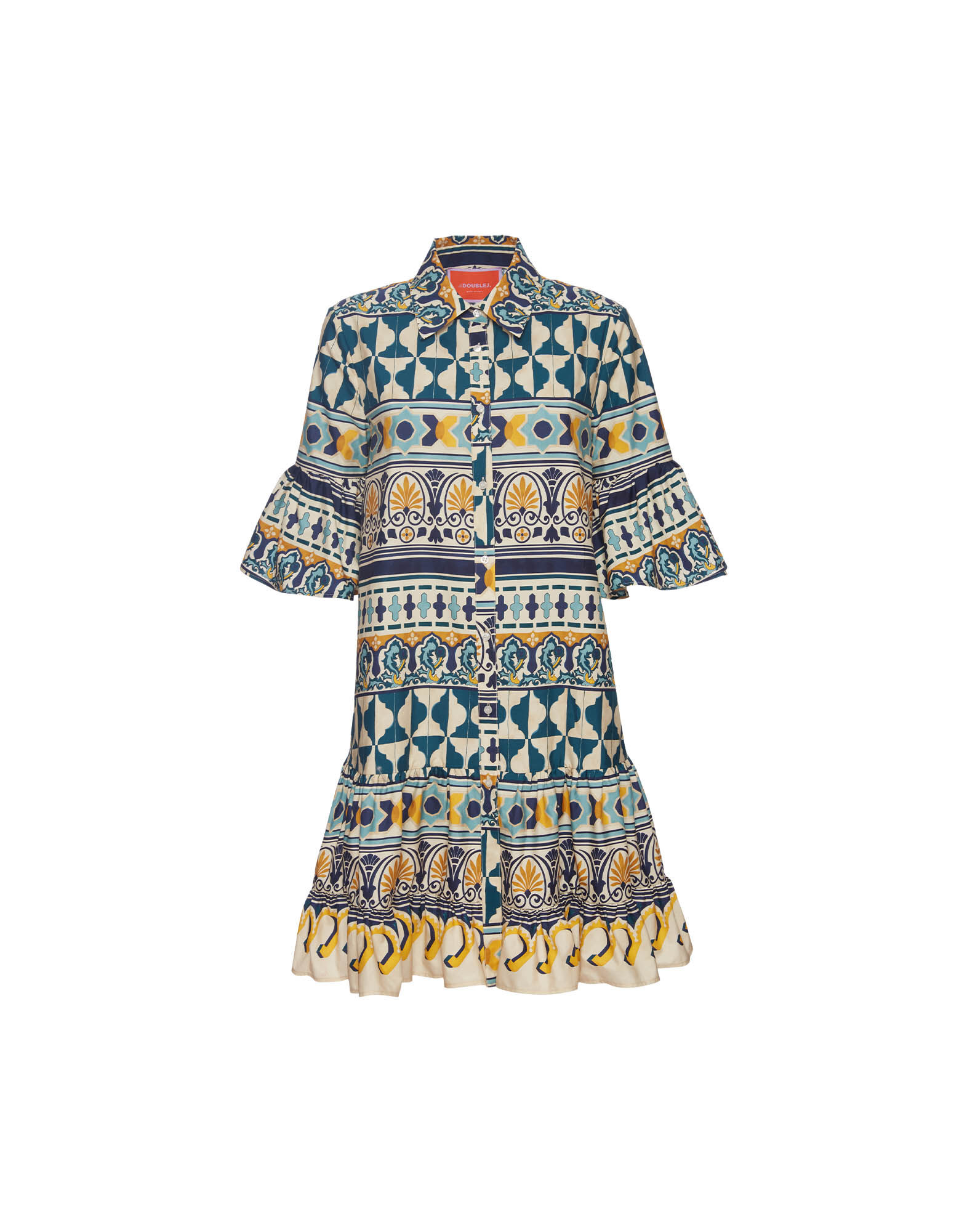 Choux Dress La DoubleJ: Casareale Small Placèe Cream DRE0754COT043