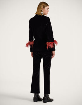 24/7 Pants La DoubleJ: Solid Black TRO0069VEL011