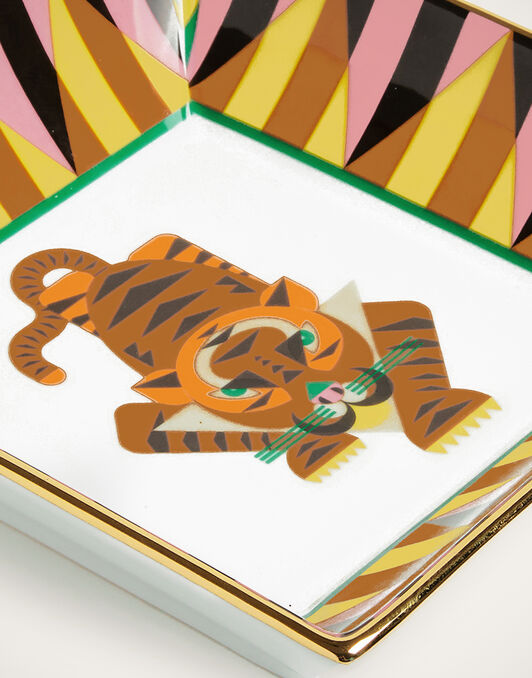 Trinket Tray (15X15) La DoubleJ: Tiger Trinket Tray (15X15) La DoubleJ: Tiger DIS0056CER001