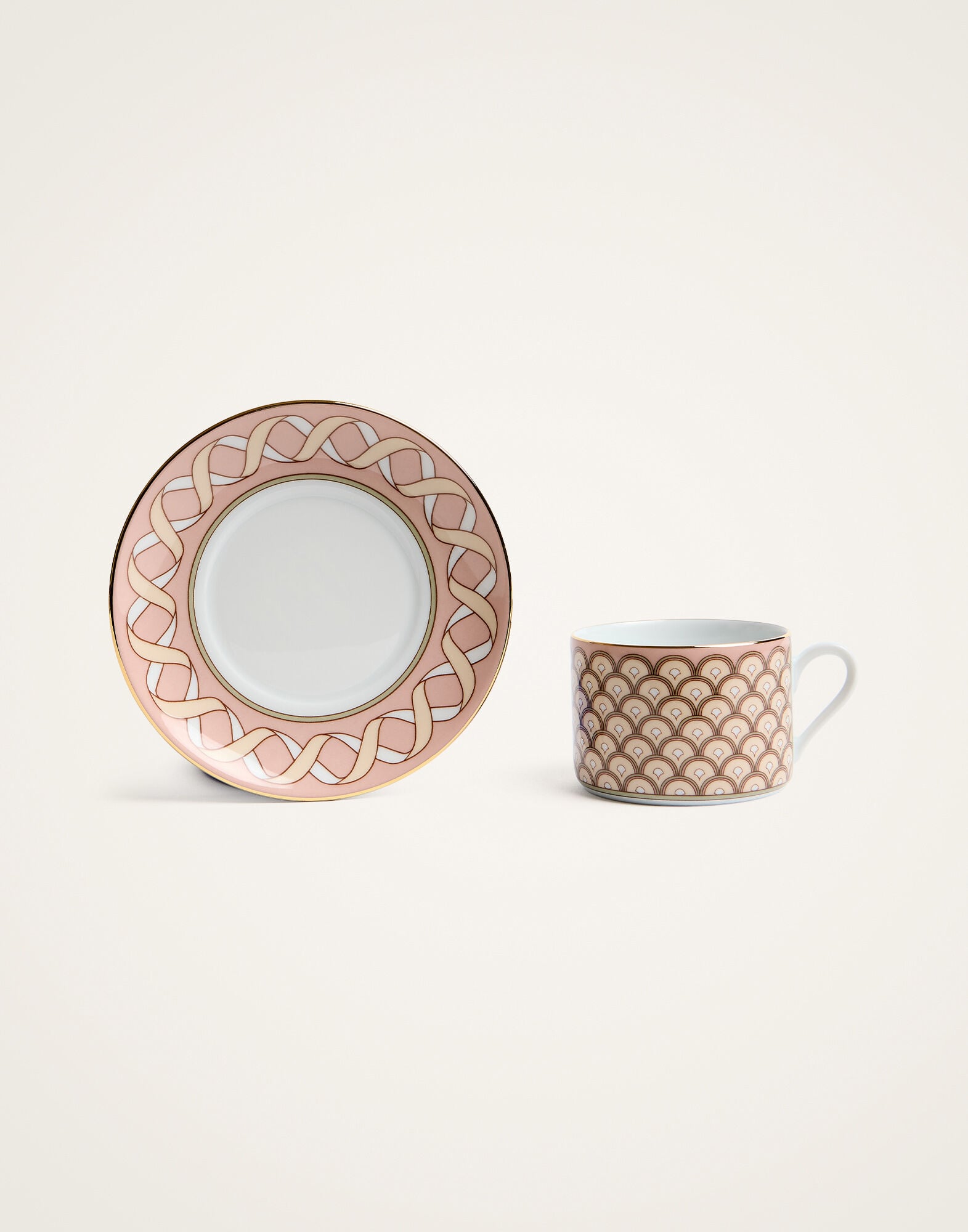 Impero Tea Cup Set Of 2 La DoubleJ: Odysseus Dusty Pink Impero Tea Cup Set Of 2 La DoubleJ: Odysseus Dusty Pink CUP0012CER001