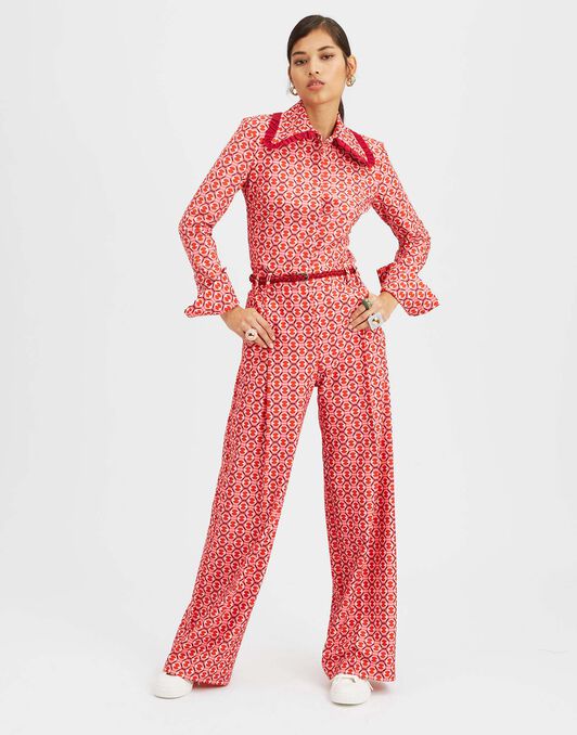 Loose Pants La DoubleJ: Sugar Rush Red Loose Pants La DoubleJ: Sugar Rush Red TRO0113JER034