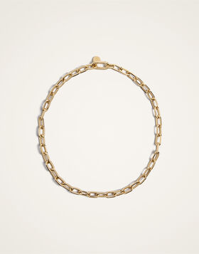 Chunky Chain La DoubleJ: 24k Gold Plate Chunky Chain La DoubleJ: 24k Gold Plate NEC0037BRA003