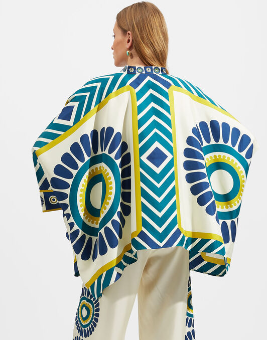 Foulard Shirt La DoubleJ: White Solar Placée SHI0167LAC008