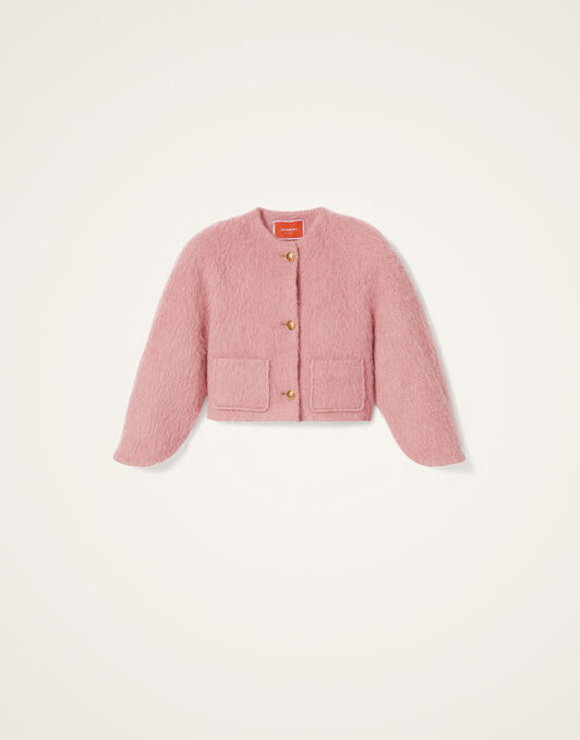 Blair Jacket La DoubleJ: Solid Pink JAC0146WOL029