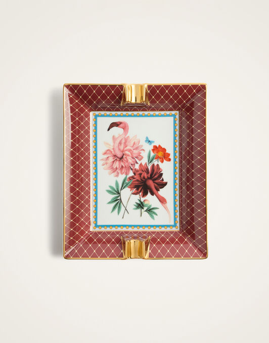 Ashtray La DoubleJ: Birdbloom Bordeaux TRI0010CER001