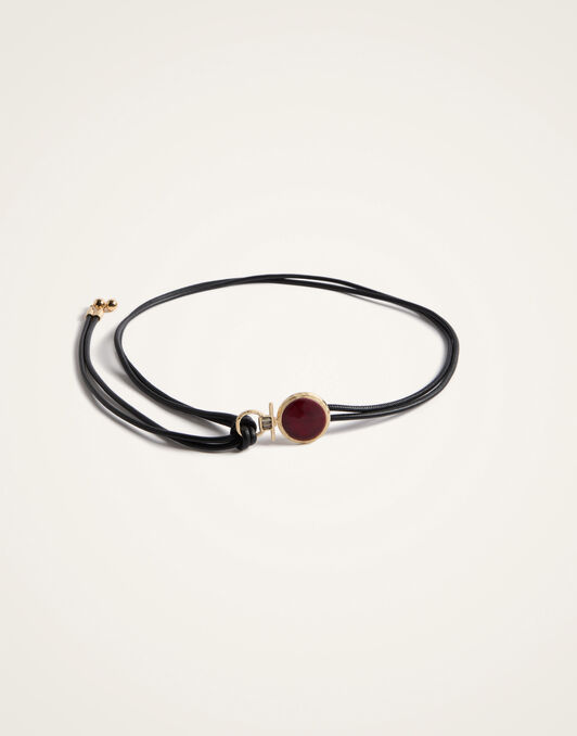 Shen Loop Belt La DoubleJ: 24K Gold Plate & Red Enamel Shen Loop Belt La DoubleJ: 24K Gold Plate & Red Enamel BEL0021BRA008