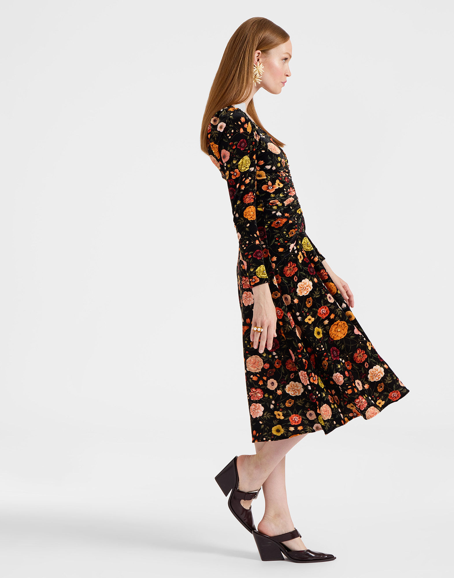 Vaudeville Dress La DoubleJ: Botticelli Black DRE0772VEL006