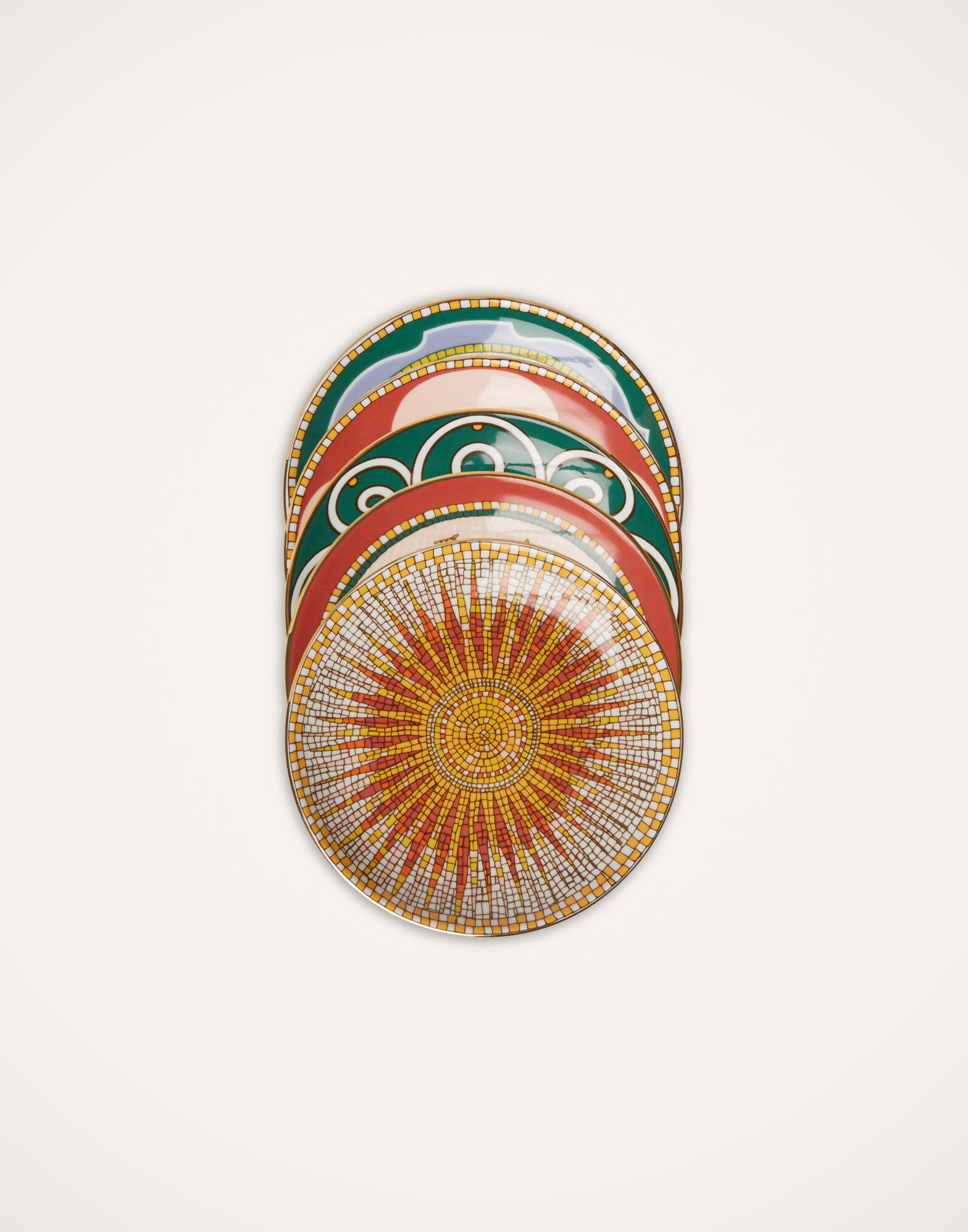 Mini Plates Set Of 5 La DoubleJ: Cortile Mix Mini Plates Set Of 5 La DoubleJ: Cortile Mix DIS0082CER001