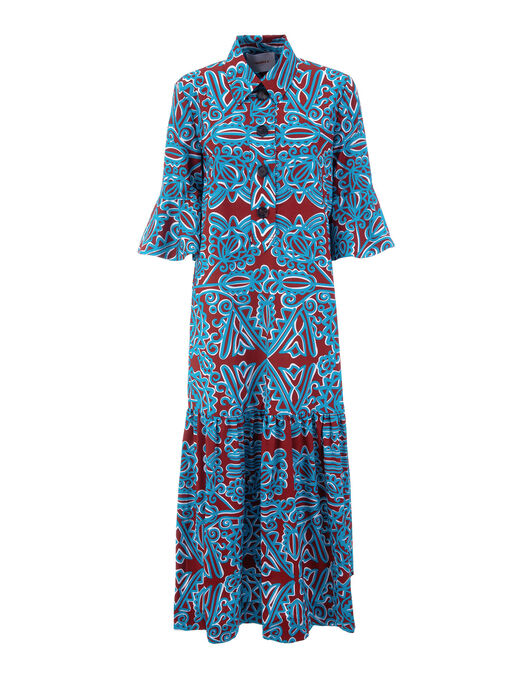Artemis Dress La DoubleJ: Parnaveg Turchese Artemis Dress LaDoubleJ: Parnaveg Turchese DRE0201COT015