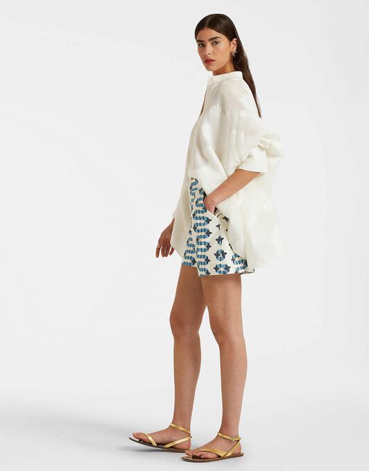 Good Butt Shorts La DoubleJ: Scirocco Ivory TRO0010JCQ140