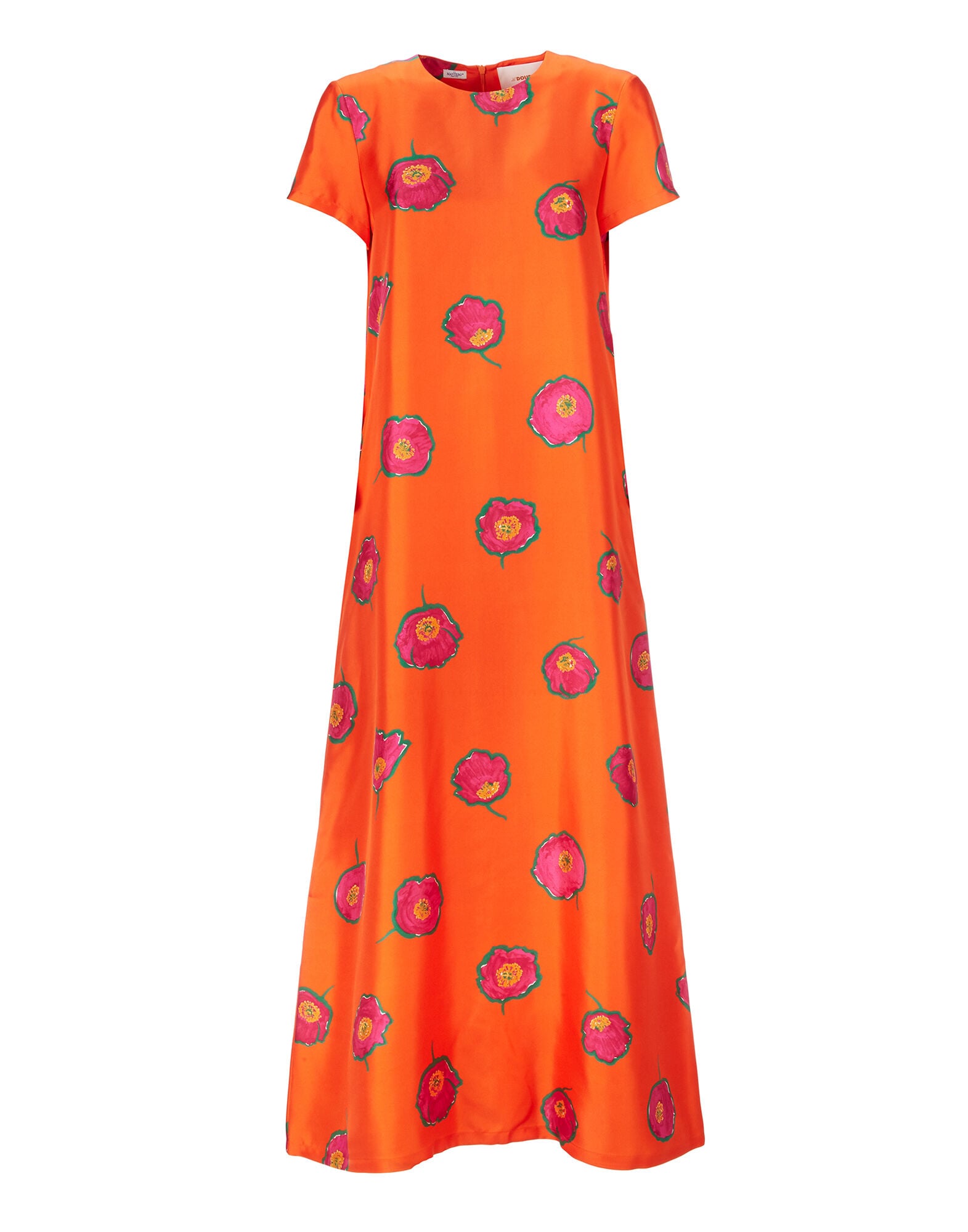 Swing Dress La DoubleJ: Papaveri Arancio Swing Dress La DoubleJ: Papaveri Arancio DRE0001SIL001