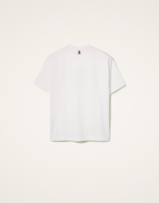 House T-Shirt La DoubleJ: Joy Off White House T-Shirt La DoubleJ: Joy Off White TSH0056JER032
