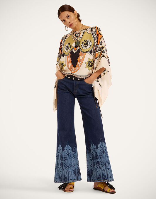 The Cropped Flare Jean La DoubleJ: Cocoon Placée Indigo The Cropped Flare Jean La DoubleJ: Cocoon Placée Indigo TRO0202DEN015