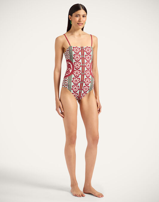 Elle Swimsuit La DoubleJ: Pagoda Placée Rust Elle Swimsuit La DoubleJ: Pagoda Placée Rust SWI0055LYC006