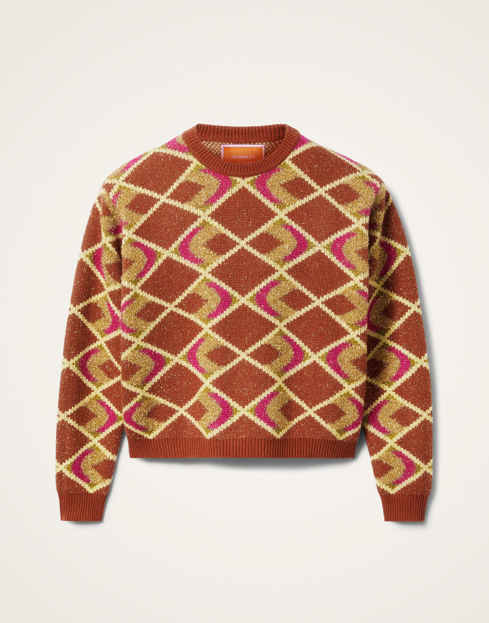 Half-Light Crewneck La DoubleJ: Half-Light Brown Half-Light Crewneck La DoubleJ: Half-Light Brown PUL0240KNI132