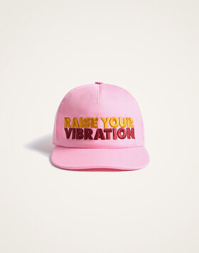 Milano Cap La DoubleJ: Raise Your Vibration Pink HAT0033COT026