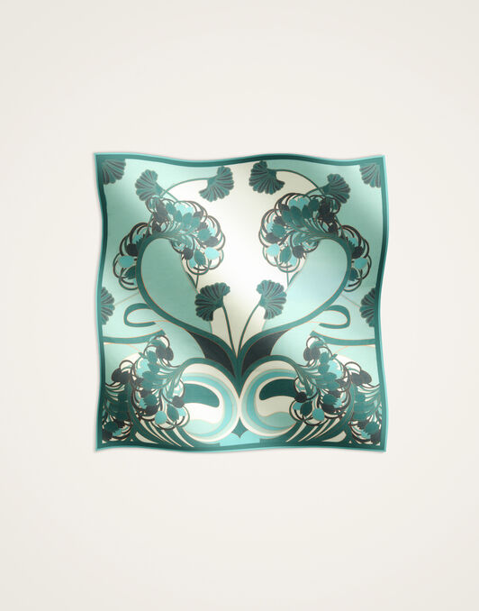 Pareo La DoubleJ: Blooming Tulip Placée Dark Green SCA0051COT021