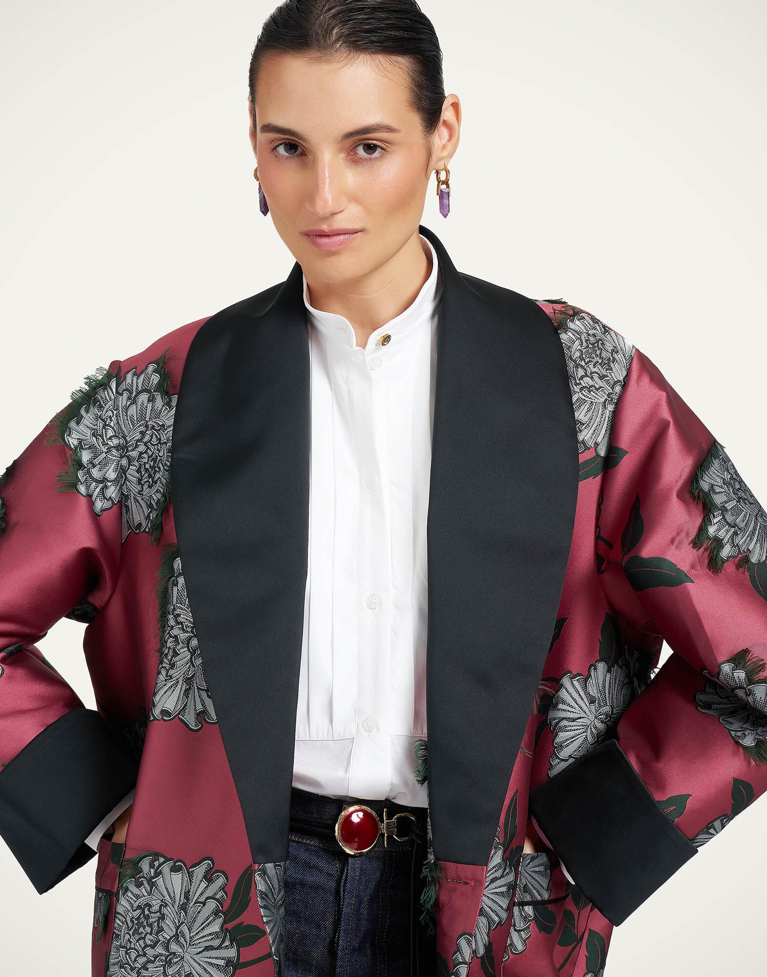 Boudoir Coat La DoubleJ: Feria Pink Boudoir Coat La DoubleJ: Feria Pink JAC0219JCQ159