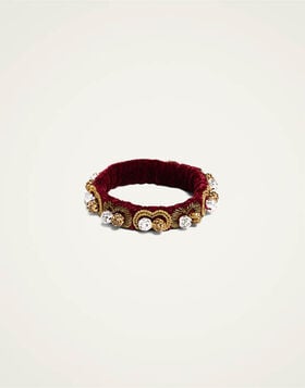 Tesoro Bracelet La DoubleJ: Solid Burgundy BAC0010VEL015