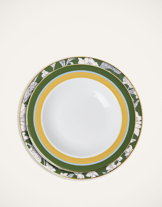 Soup And Dinner Plates Set La DoubleJ: Roman Holiday Avorio Soup And Dinner Plates Set La DoubleJ: Roman Holiday Avorio DIS0064CER001