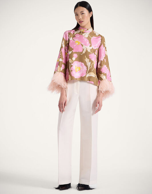 Make An Exit Top La DoubleJ: Sylph Khaki Make An Exit Top La DoubleJ: Sylph Khaki TOP0104SIL001