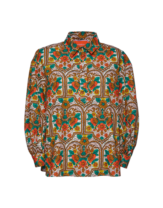 Poet Shirt La DoubleJ: Corte White Poet Shirt La DoubleJ: Corte White SHI0055COT039