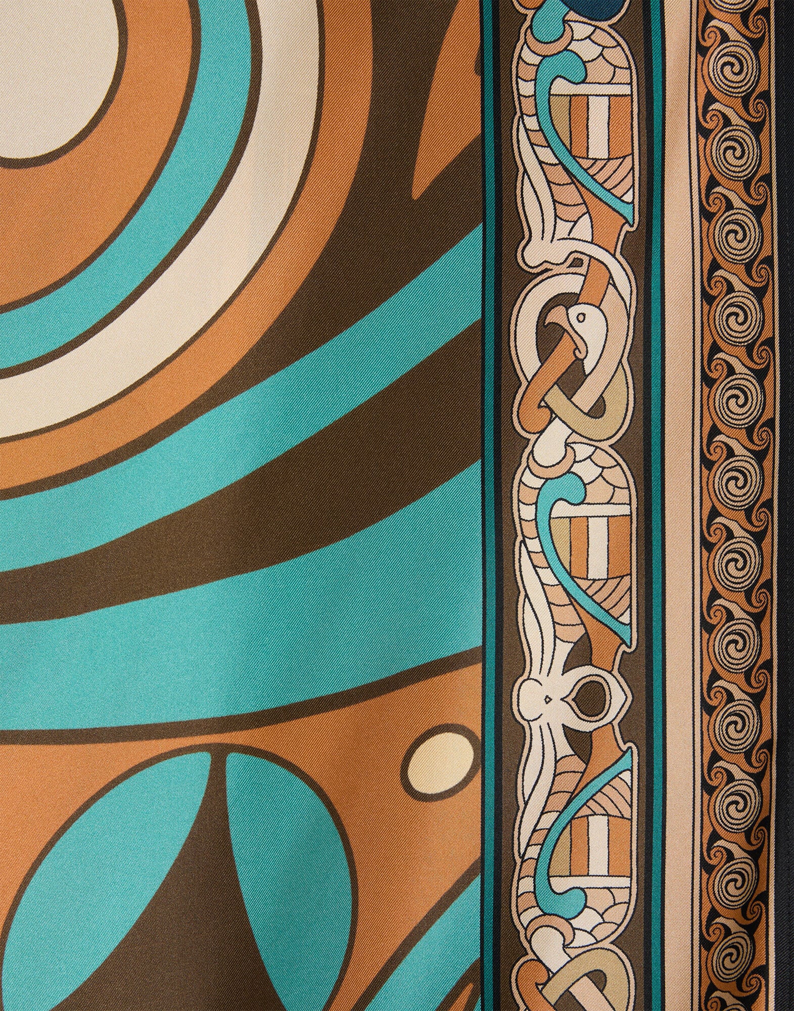 Sarong Skirt La DoubleJ: Kells Swirl Placée Camel SKI0122SIL029