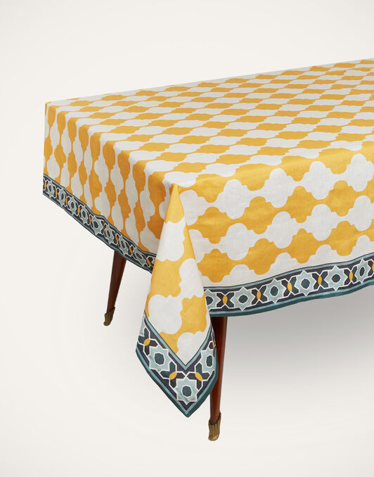 Medium Tablecloth La DoubleJ: Plaza Yellow Medium Tablecloth La DoubleJ: Plaza Yellow TBC0002LIN001