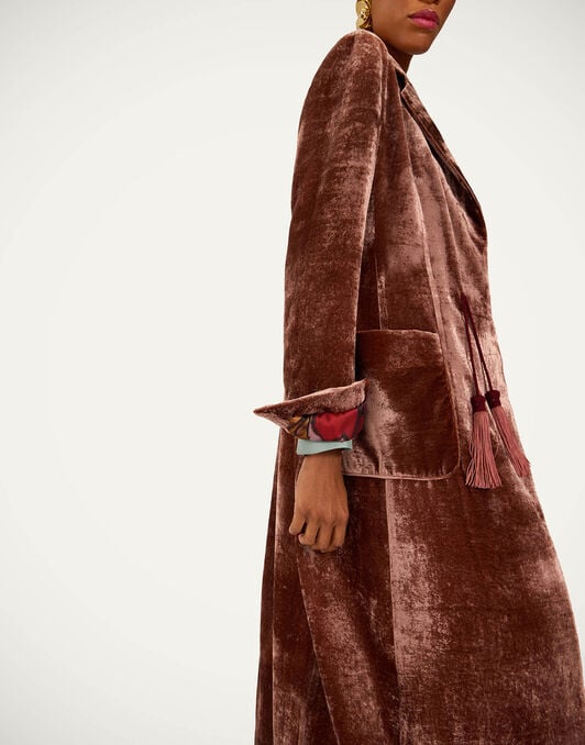 Duster Coat La DoubleJ: Solid Dusty Pink JAC0203SAB001