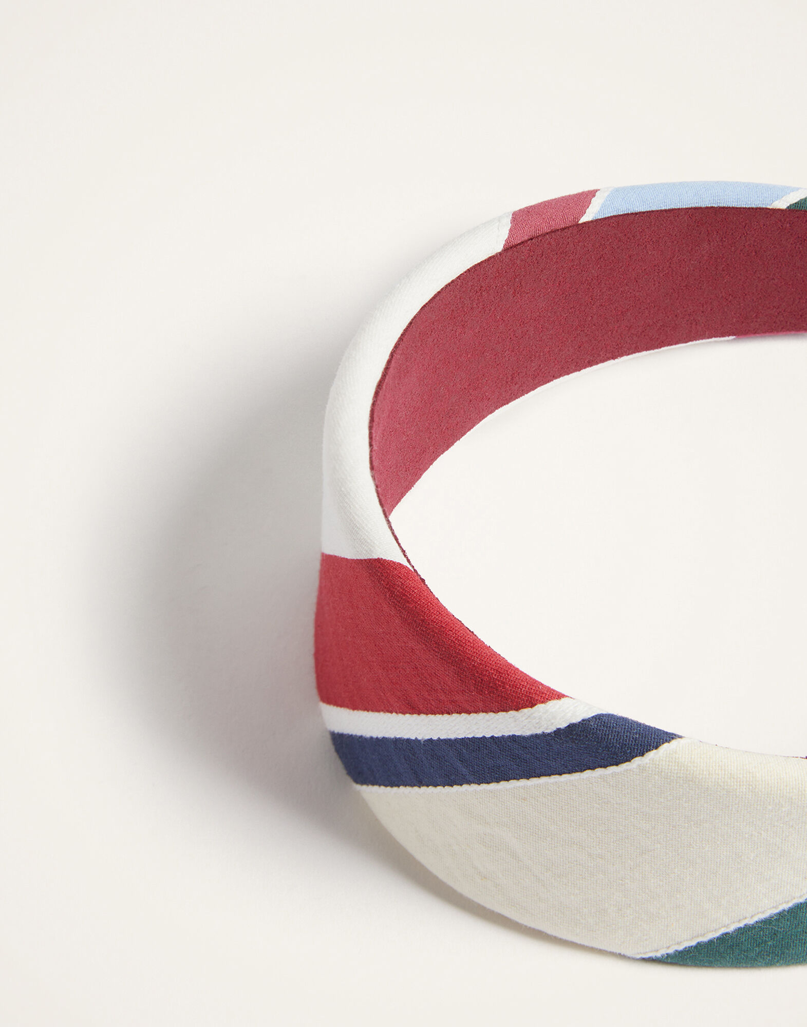 Flat Headband La DoubleJ: Stripes Multicolor HEB0023JCQ106