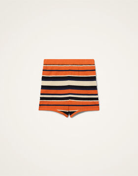 Veneziana Shorts La DoubleJ: Multicolor Orange TRO0174KNI154