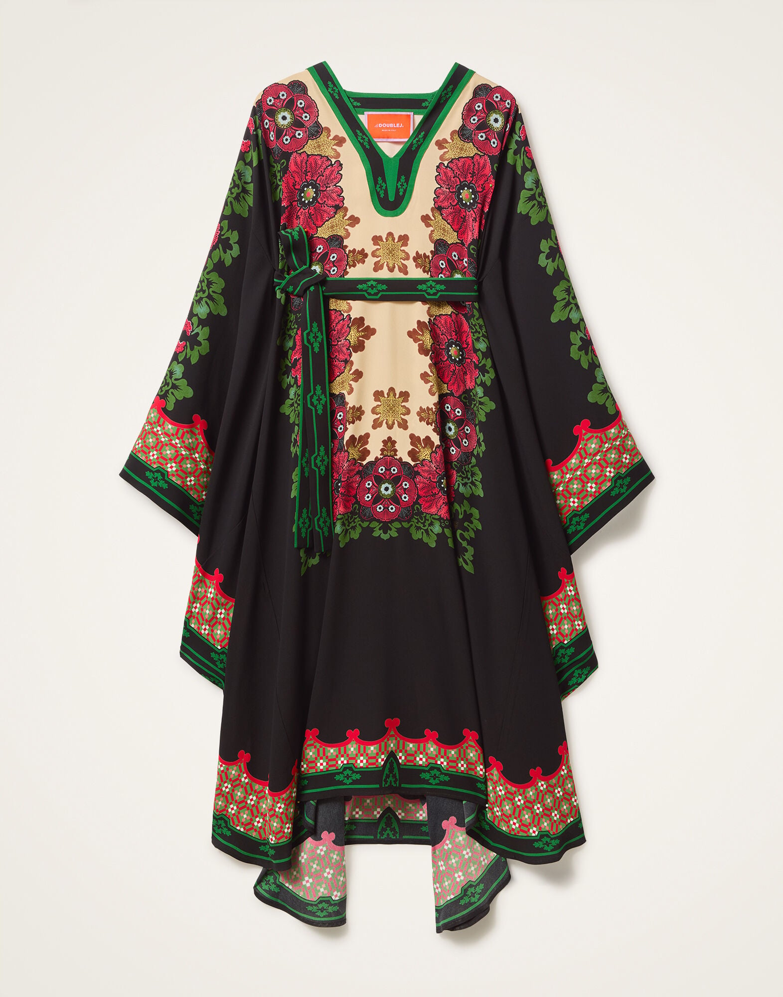 Karis Kaftan La DoubleJ: Bounty Placée Red DRE0935VIS027