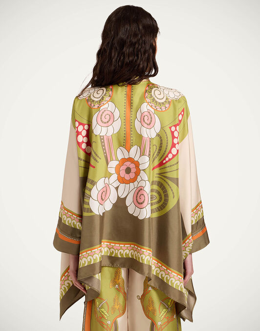 Foulard Shirt La DoubleJ: Ambrosia Placée Ivory Foulard Shirt La DoubleJ: Ambrosia Placée Ivory SHI0059SIL001