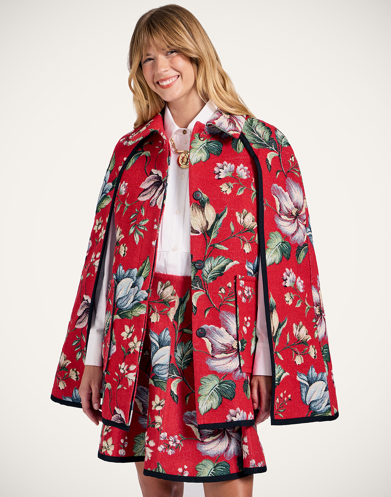 Milano Mini Cape La DoubleJ: Honolulu Red Milano Mini Cape La DoubleJ: Honolulu Red JAC0153JCQ117
