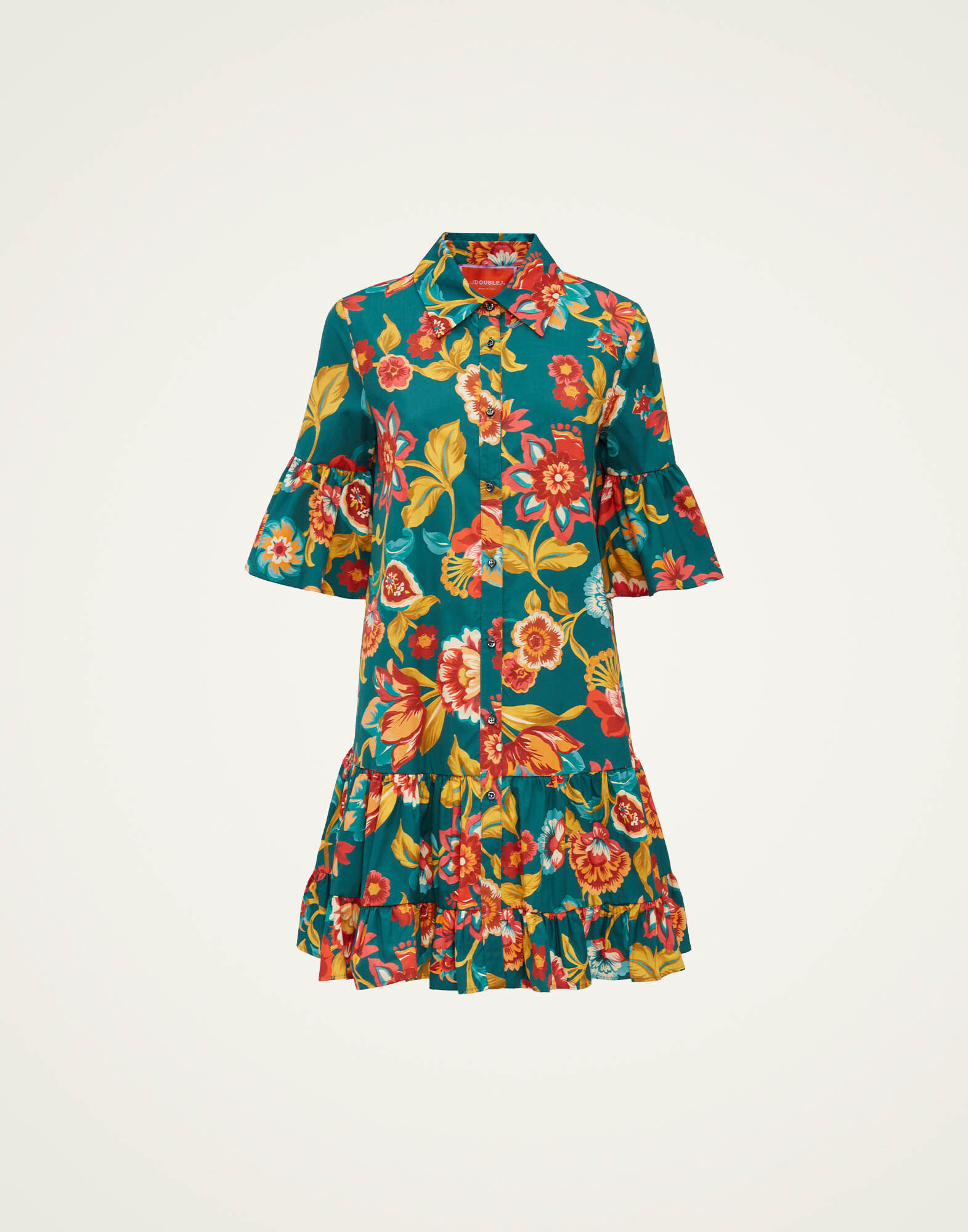 Choux Dress La DoubleJ: Hottie Emerald DRE0754COT043