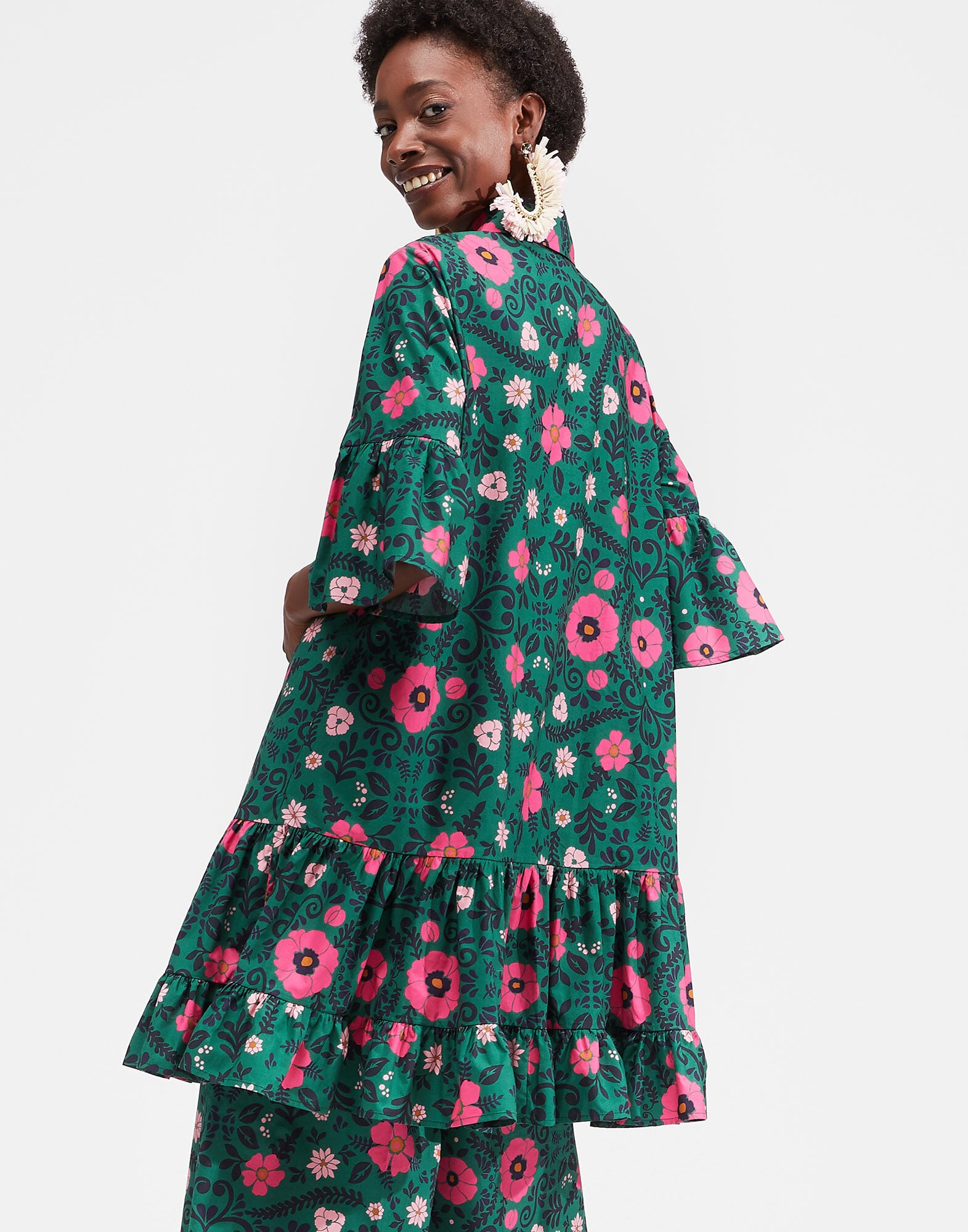 Choux Dress LaDoubleJ: Heckfield Verde DRE0205COT015