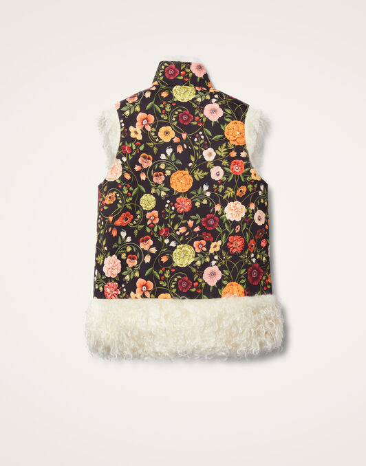 Sleeveless Folk Jacket La DoubleJ: Botticelli Black Sleeveless Folk Jacket La DoubleJ: Botticelli Black JAC0046JER034