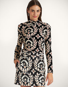 Turtleneck La DoubleJ: Ghirlanda Black SHI0030VEL006