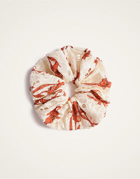 Giga Scrunchie La DoubleJ: Mini Iris Dark Orange SCR0003EMB031