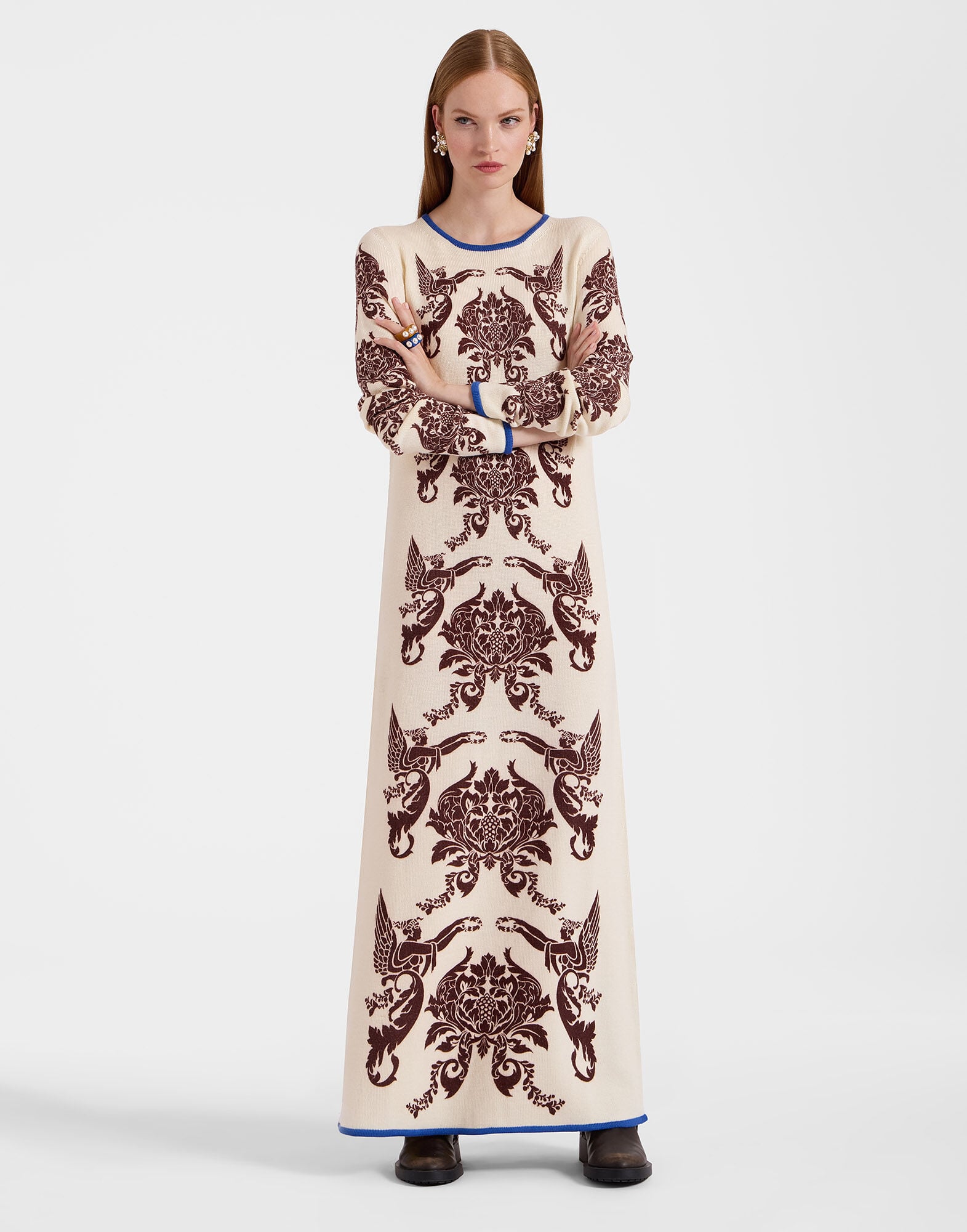 Cherubs Knit Dress La DoubleJ: Cherubs Ivory DRE0796KNI126