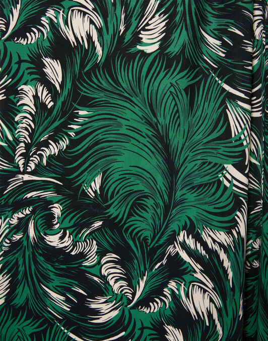 Long Sleeves Angelica Dress La DoubleJ: Quill Green Long Sleeves Angelica Dress La DoubleJ: Quill Green DRE1122JER082