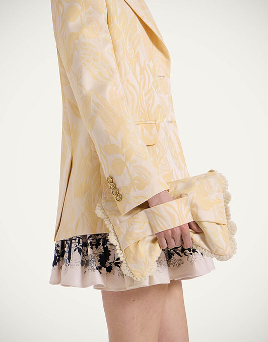 Hand Pochette La DoubleJ: Iris Yellow BAG0074JCQ109