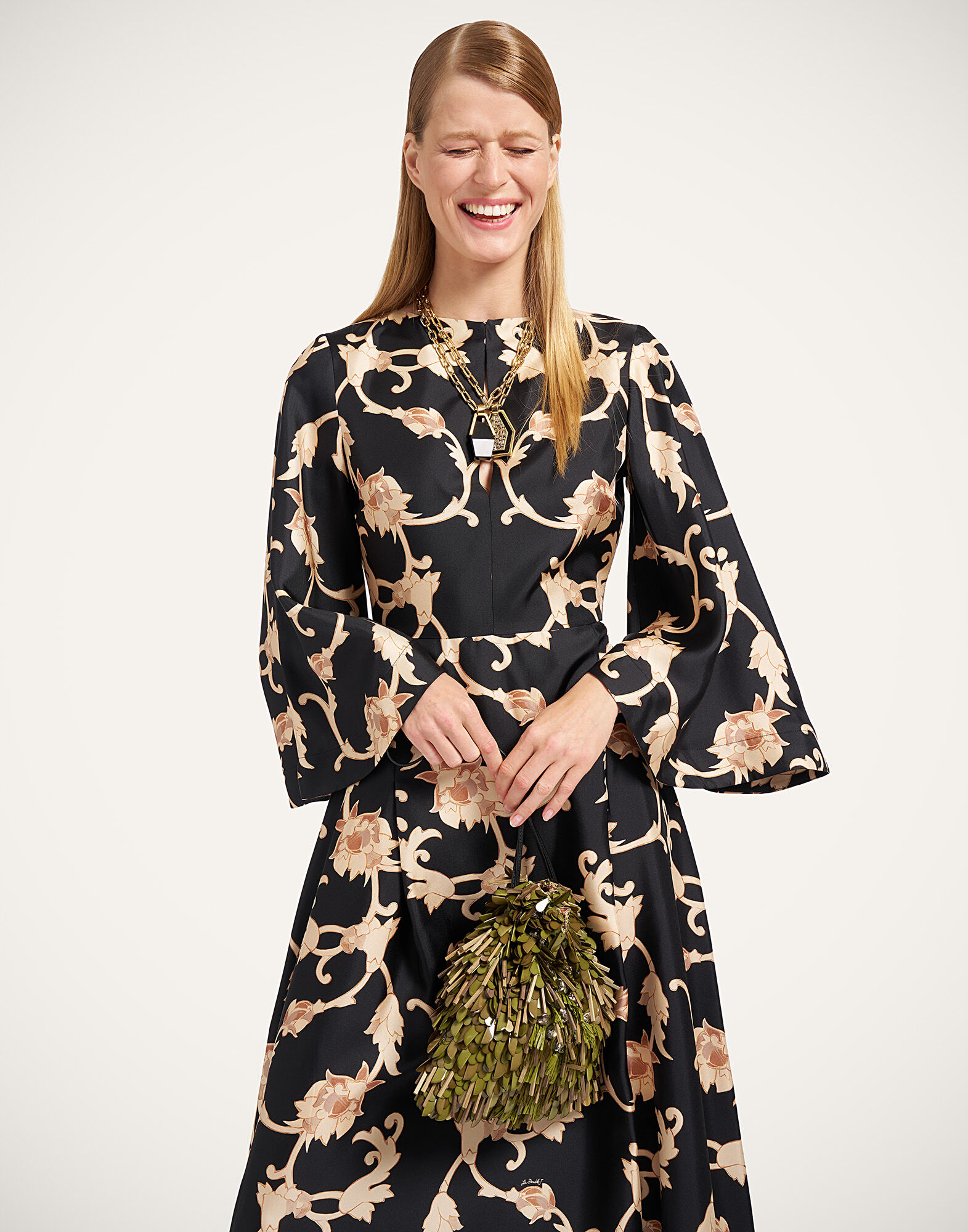 Belle Kaftan La DoubleJ: Buttercup Black Belle Kaftan La DoubleJ: Buttercup Black DRE0985SIL001