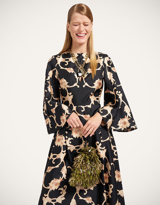 Belle Kaftan La DoubleJ: Buttercup Black Belle Kaftan La DoubleJ: Buttercup Black DRE0985SIL001