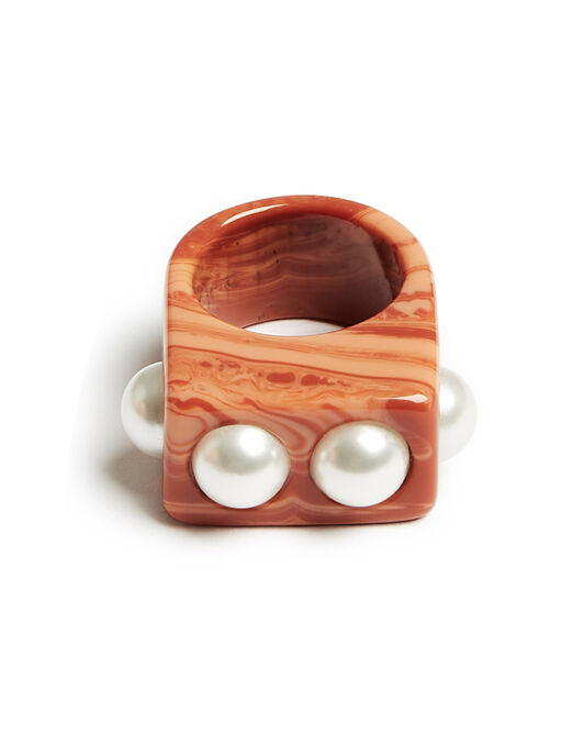 Nefertiti Ring La DoubleJ: Solid Pink Nefertiti Ring La DoubleJ: Solid Pink RIN0007POL007